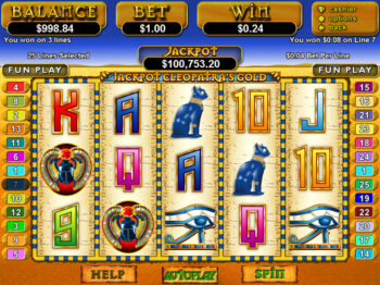 Cleopatra's Gold Jackpot Slot