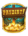 Paydirt Go for the Gold Wild Scatter Symbol