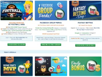 Bingo Billy Promotions and Bonuses