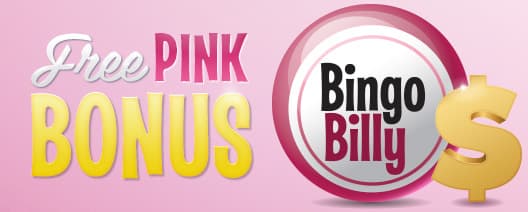 Bingo Billy Daily Free Bonus Pink